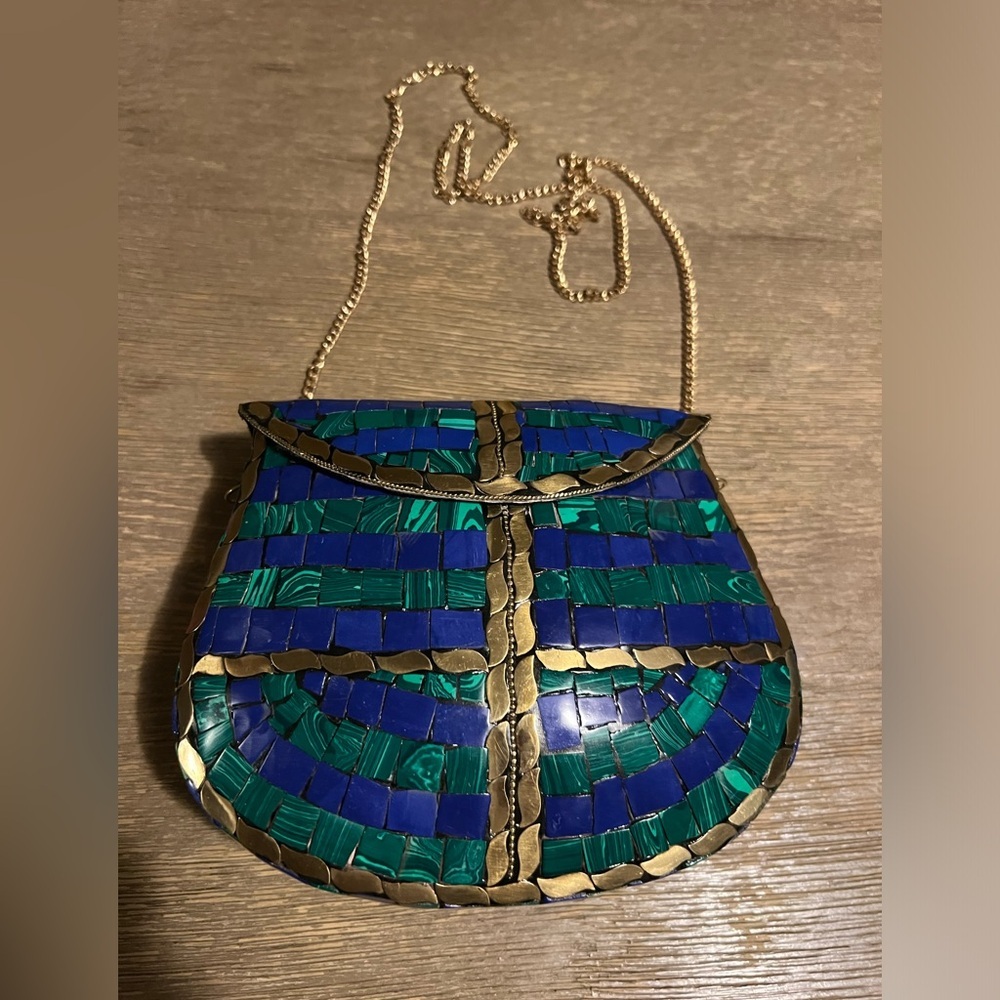 New Ramla Moroccan tile shoulder crossbody bag purse